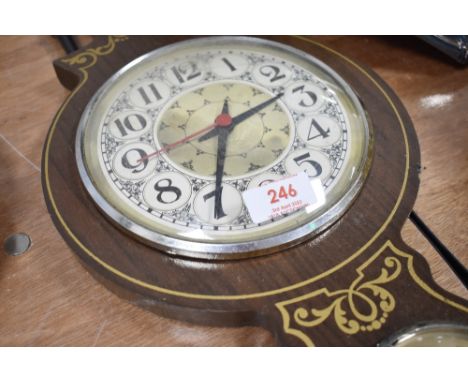 A circa 1970s Italian made wall mounted barometer.