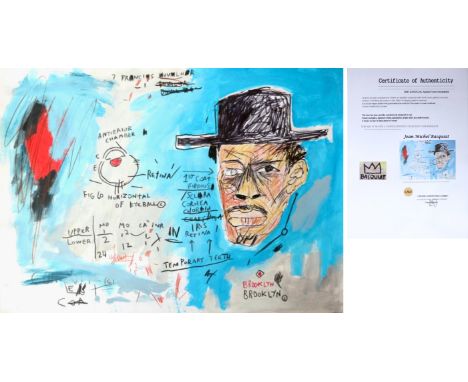 Jean-michel Basquiat (1960-1988), Manuscript Image Size: 11 1/8 by 15 in. (28 by 38 cm.) All measurements are approximate. St