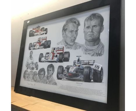 A tribute to Mclaren formula 1 print.