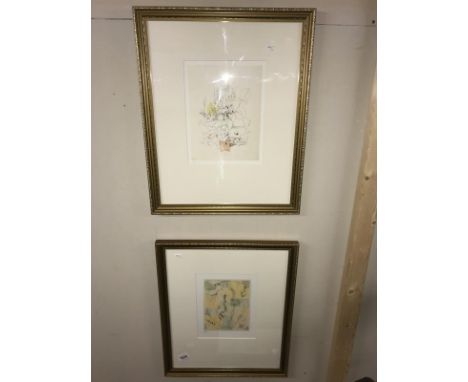 A pair of limited edition prints 60/500, 1 entitled 'Insects' and the other 'Destruction and Hope' by Paul Klee from the 3rd 