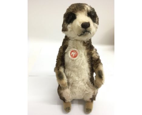A Steiff meerkat 'Mungo', with original tag.