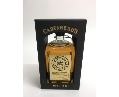 A boxed bottle of Cadenhead Single Cask Scotch whisky, aged 37 years