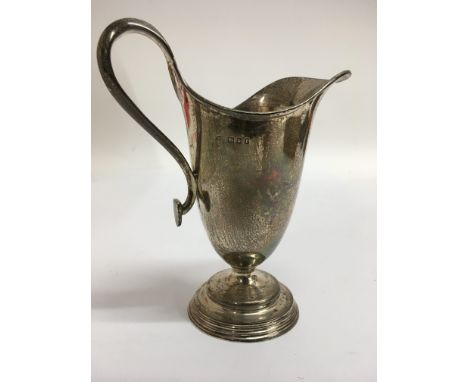 A silver helmet shape cream jug, London hallmarks.Approx 122g