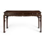 A large Chinese ironwood table