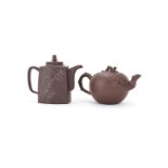 A Chinese Yixing teapot