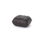 A Chinese zitan box and cover
