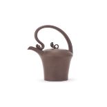 A Chinese Yixing teapot
