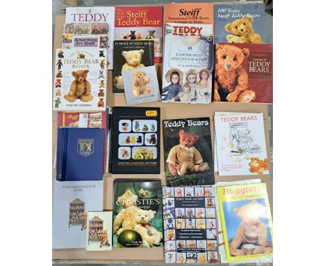 Teddy Bear books and catalogs plus others including: Christies Century of Teddy Bears by Leyla Maniera, 100 Years Steiff tedd