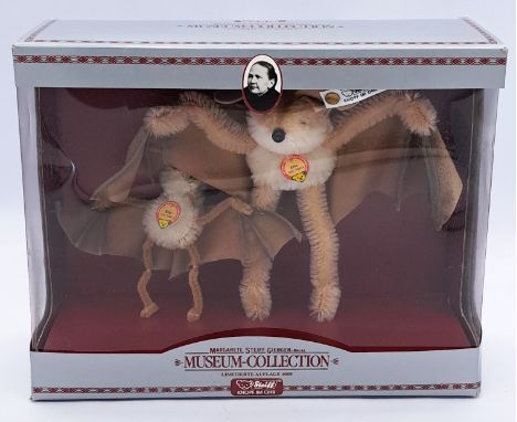 Steiff Museum Collection Eric Bat 1959 replica, white tag 0055/00, 1990-1991, LE 4000, Mint in Good box, 4.75"- 6.75"/12 - 17
