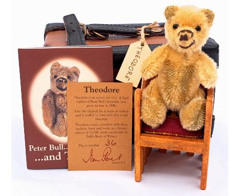 Teddy Bears of Witney Peter Bulls Theodore Bear in a suitcase, LE 36/10,000, (replica of Peter Bulls bear author of Bear with
