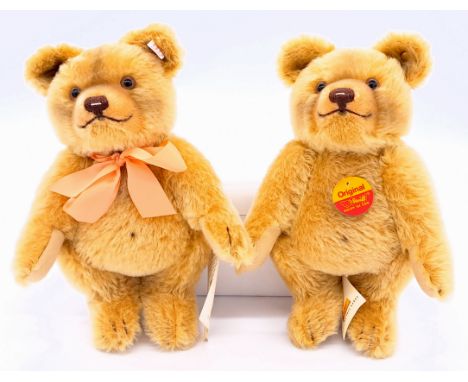 Steiff Jackie bear pair including: (1) Jackie teddy bear, white tag 671586, Giengen Festival 2001 special edition, LE 9/500, 