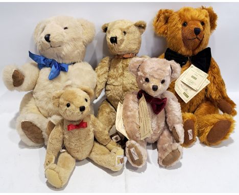 Dean's Rag Book, Canterbury Bears and others: collection of teddy bears; including Canterbury Bears 'Tosh' and Dean's Rag Boo