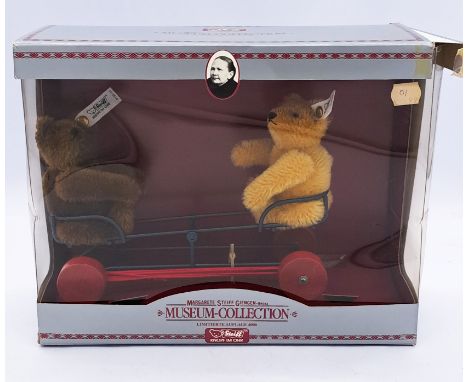 Steiff Museum Collection 1924 See-Saw, white tag 0132/24, LE 3519/4000, Excellent Plus to Near Mint within Fair Plus box, 4.2