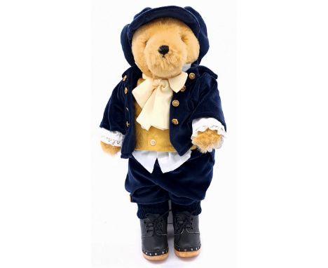 Dean's Rag Book (UK) Lakeland Bears Poet vintage teddy bear, blonde plush, plastic eyes, fully jointed, original clothing, sw