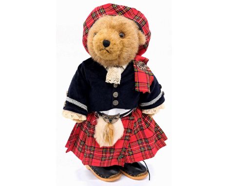 Dean's Rag Book (UK) Lakeland Bears Prince Charles vintage teddy bear, blonde with black fleck plush, plastic eyes, fully joi