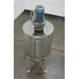 B&G Machine Company 100 Gallon Stainless Steel Jacketed Mixing Tank