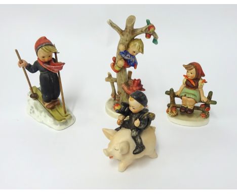 A Hummel Skier and three other German Goebal groups.