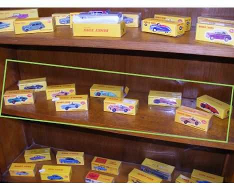 A selection of nine new boxed reproduction Dinky toys