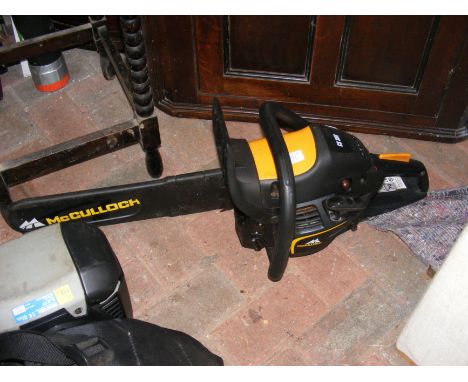 A McCulloch model CS380 petrol driven chainsaw