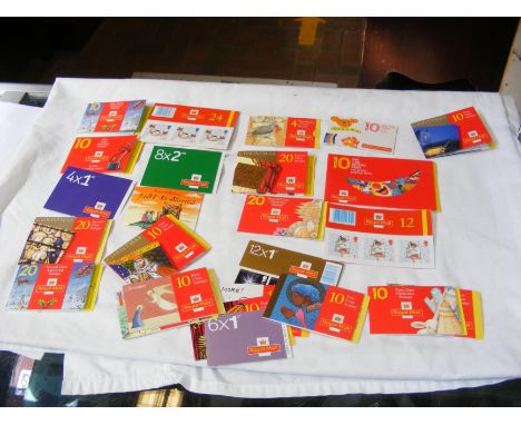 A selectin of Post Office stamp booklets, First and Second Class mainly (face value £246)