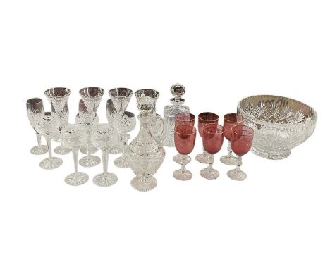 Tutbury Lead Crystal Handled Mugs set of buy 4