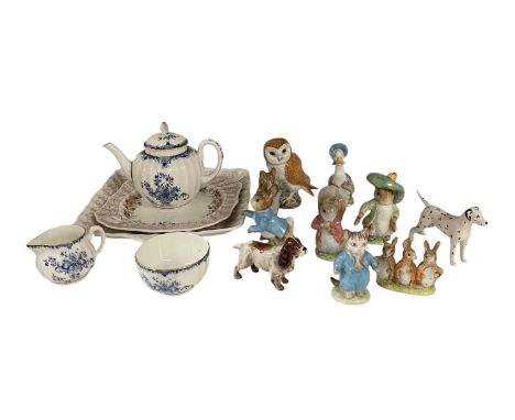 BESWICK; seven Beatrix Potter figures comprising 'Benjamin Bunny', 'Timmy Tiptoes', 'Tom Kitten', 'Peter Rabbit', 'Tailor of 