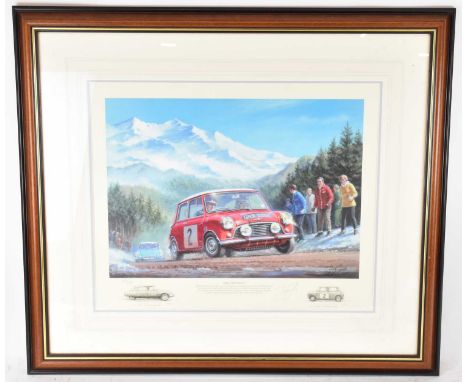 † TONY SMITH; a limited edition photolithograph print, 'Third Mini Monte', numbered 233/495, with blind gallery stamp lower l