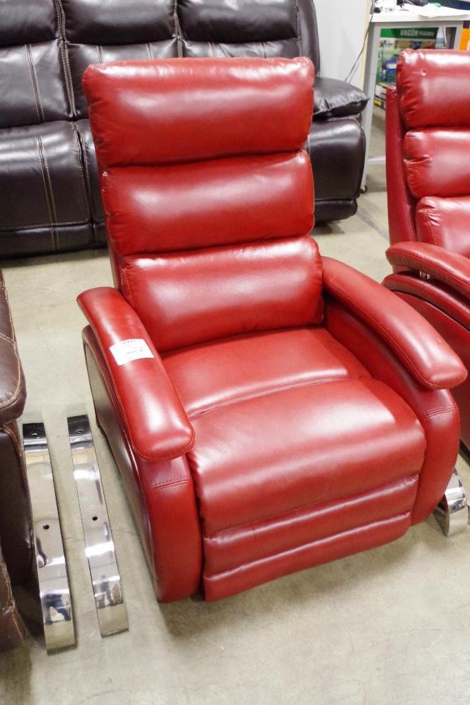 BARCALOUNGER PEGASUS Red Leather Recliner Wholesale Price 400 each
