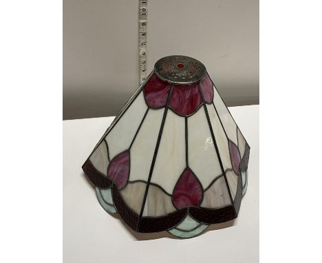 A Tiffany Style lamp shade, shipping unavailable