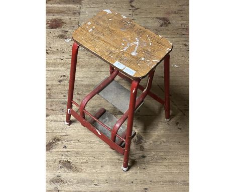 A vintage step-up stool, shipping unavailable