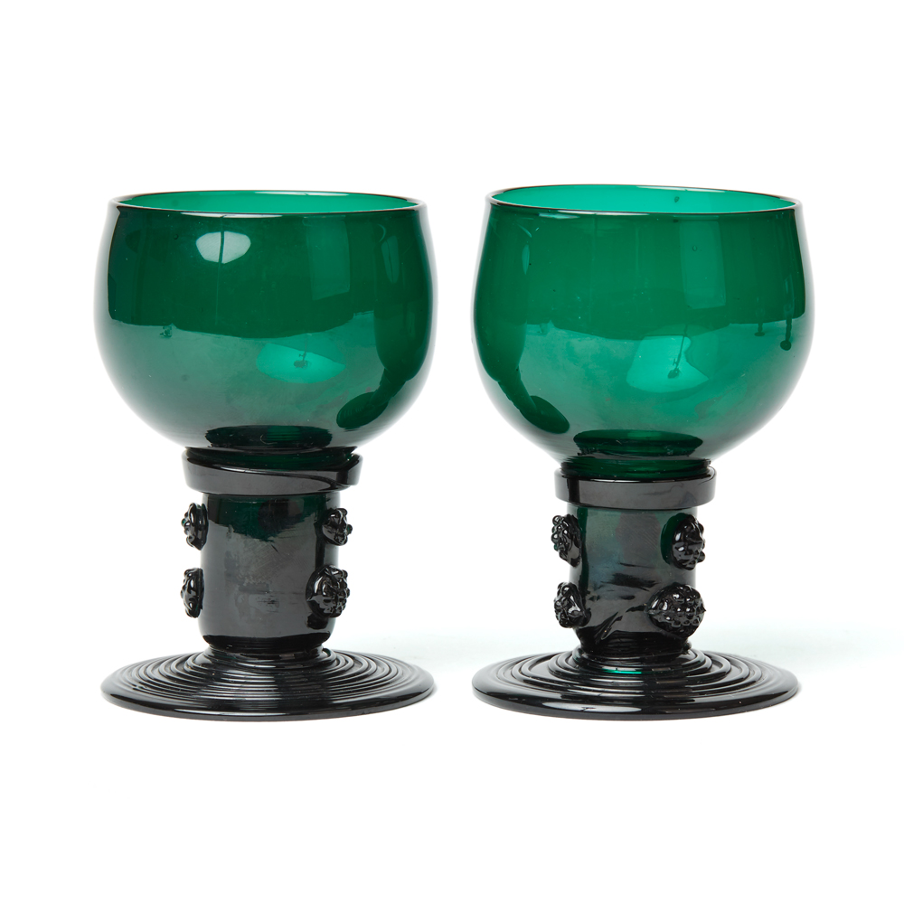 Antique Roemer Wine Glasses Antique Roemer Wine Glasses