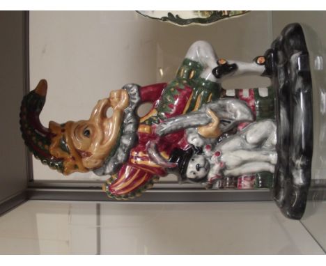 Staffordshire ware ceramic punch 