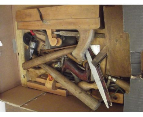 Box of vintage tools