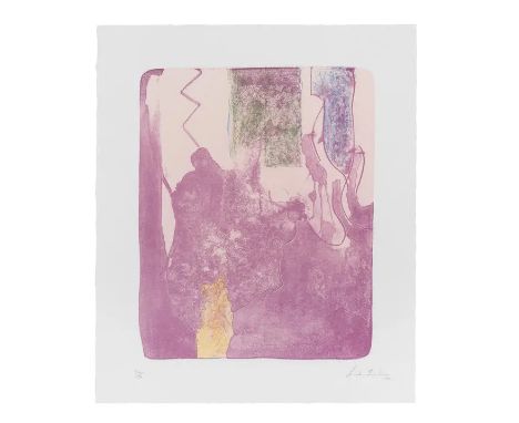 Helen Frankenthaler (American, 1928-2011)Reflections X, from Reflections Series Lithograph in colours, 1995, on Lana White mo
