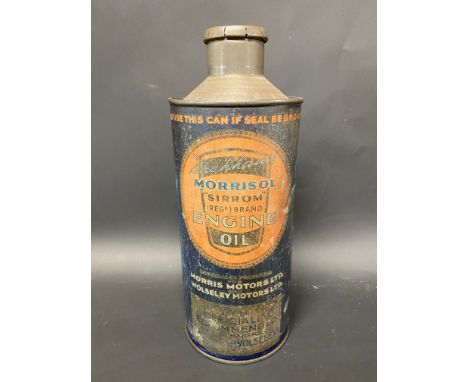 A Duckham's Morrisol 'Sirrom' Engine Oil quart can.