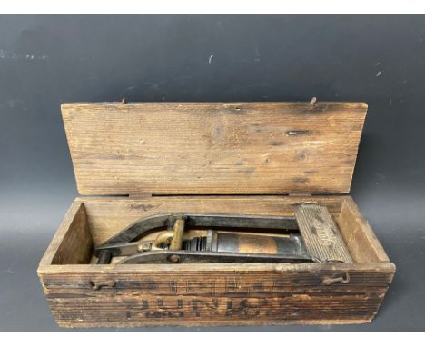 A Dunlop Junior footpump, in original box.