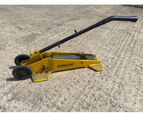 A Dunlop garage forecourt tyre compressor.