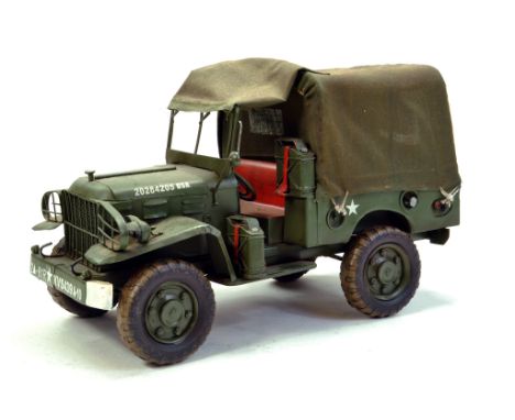 Leonardo Type Large Scale Military Jeep.