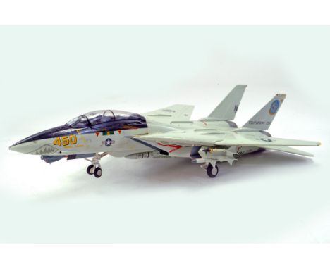 Large Hand Built Plastic Model Aircraft. Some light damage likely expected due to fragile nature but displays well.