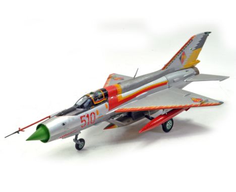 Large Hand Built Plastic Model Aircraft. Some light damage likely expected due to fragile nature but displays well.
