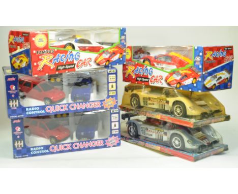 Job Lot of french issue battery car toys, large scale, untested but appear excellent with boxes.