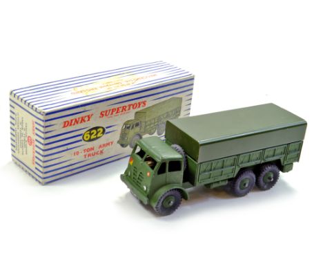 Dinky No. 622 10 Ton Army Truck. Very Good to Excellent in Very Good Box.