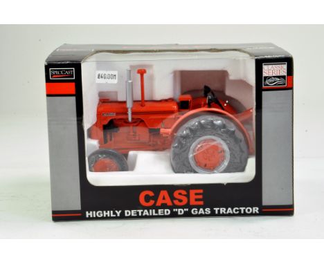 Speccast 1/16 Case D Gas Tractor. Looks Excellent with Box.