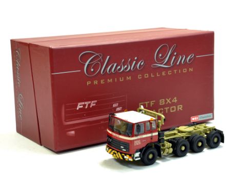 WSI 1/50 Classic Line Premium Collection FTF 854 8 x 4 Tractor. Looks to be complete, excellent and with original box/boxes.