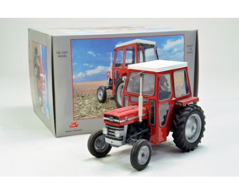 UH 1/16 Massey Ferguson 135 Tractor with Cab. Dusty as Ex Display but looks excellent with Box.
