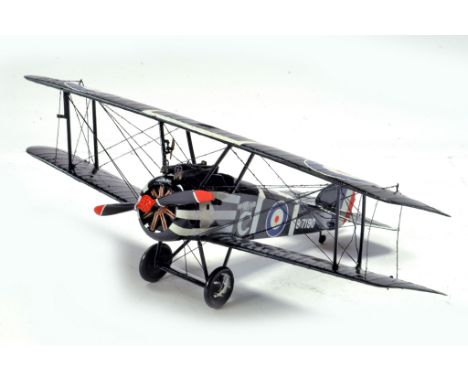 Large Hand Built Plastic Model Aircraft. Some light damage likely expected due to fragile nature but displays well.