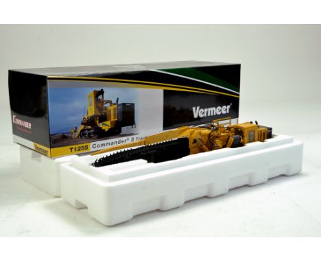 TWH 1/50 Vermeer T1255 Commander 3 Tractor with Hydrostatic Trencher Attachment. Looks to be complete, excellent and with ori