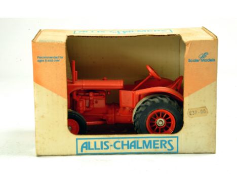 Scale Models 1/16 Allis Chalmers Tractor.  Looks to be complete, no obvious play wear but would benefit from a clean. Box/Box