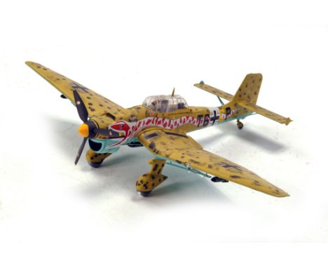 Large Hand Built Plastic Model Aircraft. Some light damage likely expected due to fragile nature but displays well.