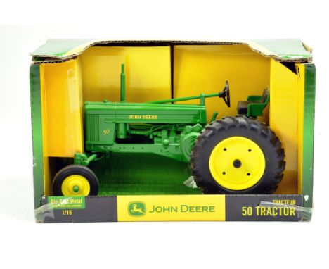 Ertl 1/16 John Deere Model 50 Tractor. Generally Excellent with Box.